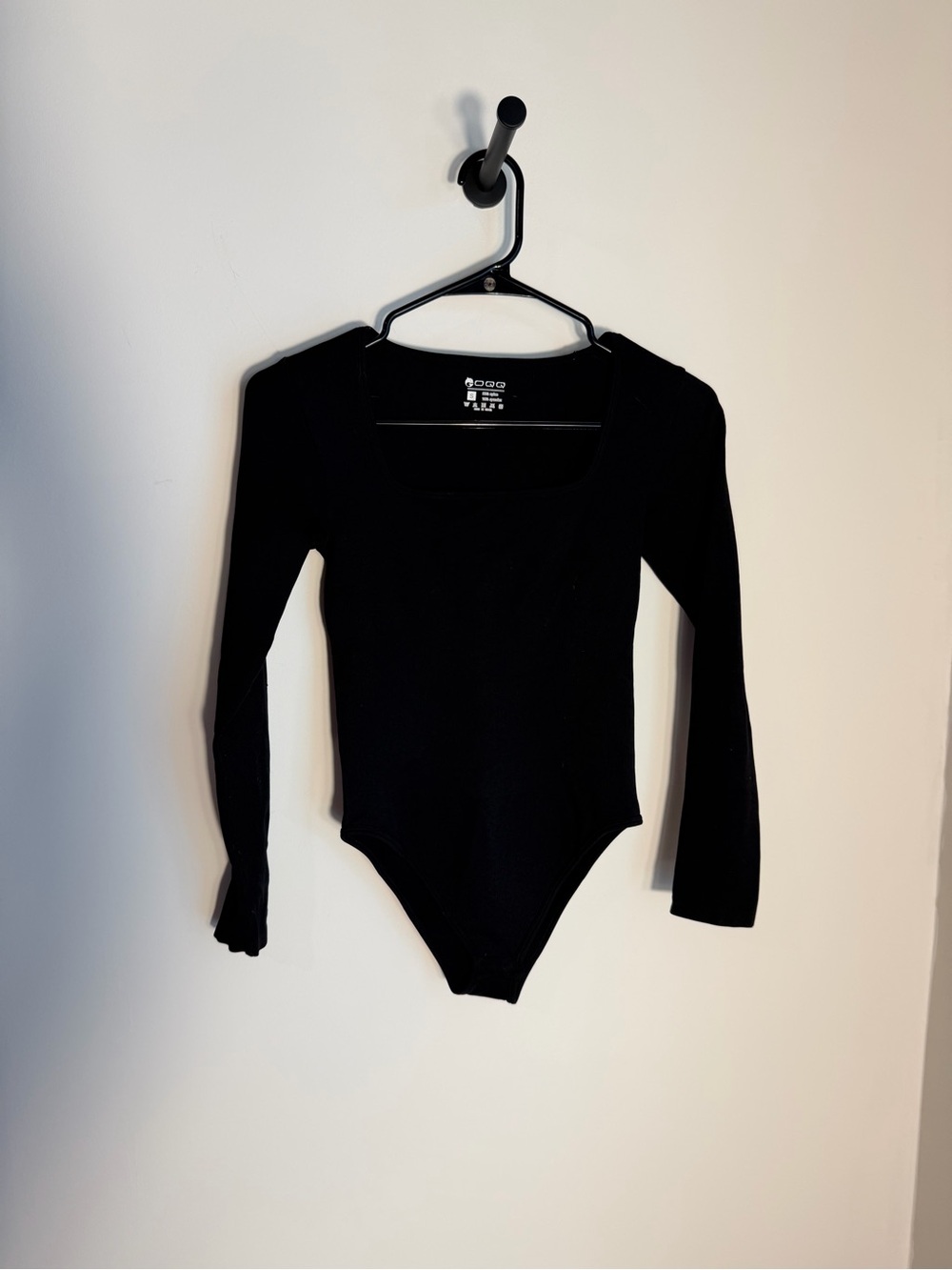 Black Long-Sleeve Bodysuit